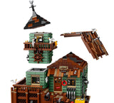 NEW Old Fishing Store 21310 2049PCS Coastal Harbor Building Blocks Set Gift Model
