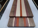 DIY Walnut, Maple, Purpleheart & Padauk Cutting Board Kit | Hardwood Lumber Model