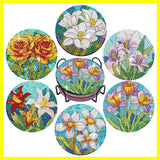 6 Pcs Diamond Art Coasters Small Diamond Painting Kits for Adults Model