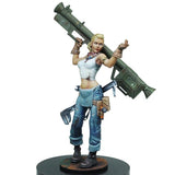 1/24 Scale Fantasy Women With Bazooka Resin Figure Model Kit Unpainted Unassembl Model