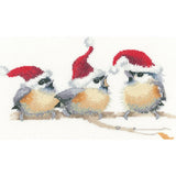 Heritage counted cross stitch kit Aida "Festive Chick (A)", VPFC1372-A, 21x12cm, Model