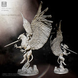 180mm resin figures model kit High 7.2in Warhawk Knight unassembled unpainted Model