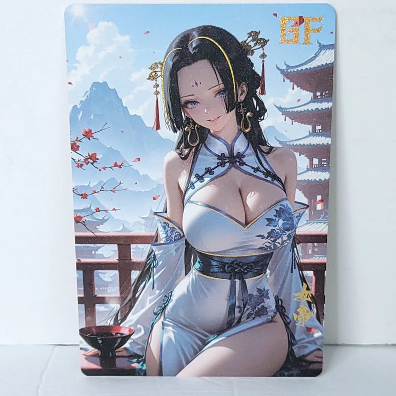 Boa Hancock Waifu Card Anime Girl Wall Sake Japan Art Oversized Board A5 Model