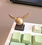 Harry Potter Inspired Handcrafted Keycap - Golden Snitch (spinnable) Model
