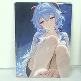 Gan Yu Feet Sky Double Sided Waifu Card Anime Wall Art Oversized Board A5 Model