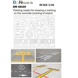 DAN Models 48100 Scale 1:48 Painting Masks For Marking On The Concrete Covering Model
