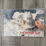 3-D Home Kit by Daniel Reif (2004, Kit) Construct A Model Of Your Own Home Model