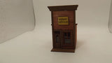 H.O. Scale Old West Assay Office Kit Laser Cut. LCOW#19 Model