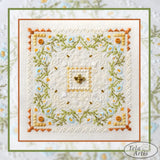 DIY Cross Stitch Embroidery Kit Honey marshmallow Bee Sampler Craft Art Model