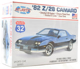 Atlantis '82 Chevrolet Camaro Z/28 - Route 32 1:32 Plastic Model Car Kit M2004 Model