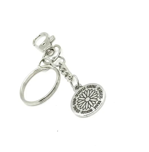 Wonderful Woman Charm Key Chain, Celebrating Her, Selfless, Strong, Loving Kind Charms