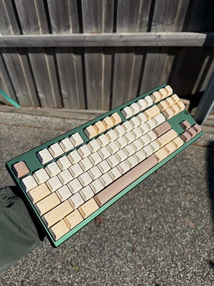 QwertyKeys NEO80 Keyboard XLLAB Haimu Rock Tactile Switches Dalgona Keycaps Model
