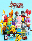 16PCS Adventure Time With Finn And Jake 4cm Plastic Figure DIY Toy Model