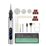 57PCS Electric Engraving Tool Kit Rotary Engraver Pen DIY Miniature Sander Tool Model