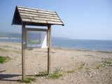 Photo 6x4 Notice board on Stonehaven Beach  c2009 Model