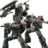 BANDAI SPIRITS HG 1/144 Zaku II F-Type Chubs & Kaille + Unidentified Type Solari Model