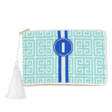 New Jonathan Adler x Michaels Retro Greek Key Monogram Needlepoint Clutch Kit Model