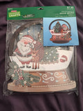 Hobby lobby diamond art Santa-and-Christmas-tree snow globe 3d Model