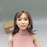 ART011D 1/6 Japan Actress Head Sculpt Carving Model for 12'' Action Figures Model