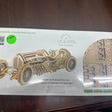 UGears U-9 Grand Prix Car - Wooden Mechanical Model 348 Pieces Model