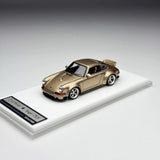 Zincit 1/64 Scale Porsche 911 964 singer DLS Gold Diecast Model Collection Model