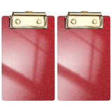 2 Pcs Acrylic Clip Boards, 6.02 x 3.94