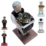 Watch Holder Stand Figurine Desk Display Butler Astronaut Bear Bellboy Model