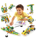 Q Robot Building Kit, 20-in-1 Programmable APP RC Car Robotics Coding Kit Model