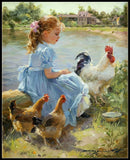 Counted Cross Stitch Kits Needlework Crafts Embroidery DIY-Children's Poultry 3 Model