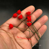 10pcs 1/6 Scale Scene Accessories Rose Model For 12" Action Figure Doll Toys Model