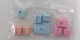 Drop + Cherry Profile PBT Dye-Sub Keycaps Gradient Rainbow UK ISO Add-On Kit Model