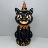 New Walmart Walgreens Halloween Circus Carnival Black Cat Retro 7 3/4 inches ? Model