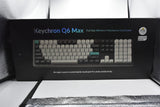 Keychron Q6 Max Wireless Mechanical Keyboard Q6M-M4 Gateron Jupiter Switch-Read Model