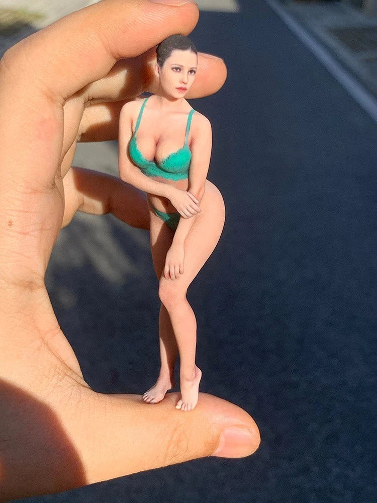 3D Printed Miniatures Figure 1:18 Beauty Model Sculpture Scene For Car Vehicles Model