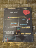 New First Day Of School Chalkboard Sign Photo Prop Back To School Board Model