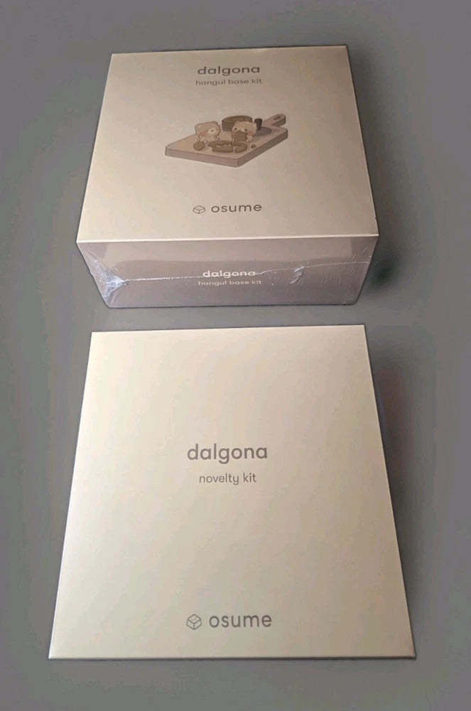 Osume Dalgona Keycap Set Hangul Base Kit & Special Edition Novelty Kit, Sealed Model