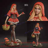 Lady in the Hat Figure 1/8 1/3 1/2 Model Kit Unpainted Unassembled 3D Print 2Ver Model