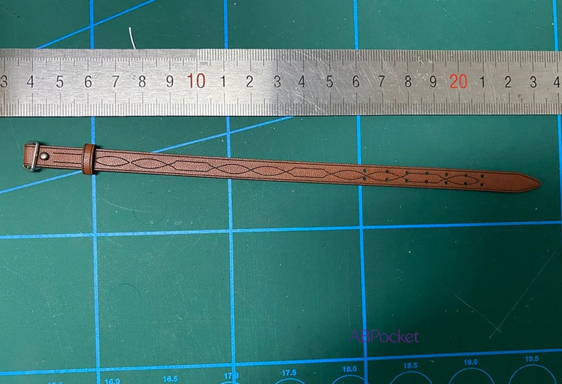1/6 Male Vintage Model PU Leather Belt for 12" Action Figure Soldier Model