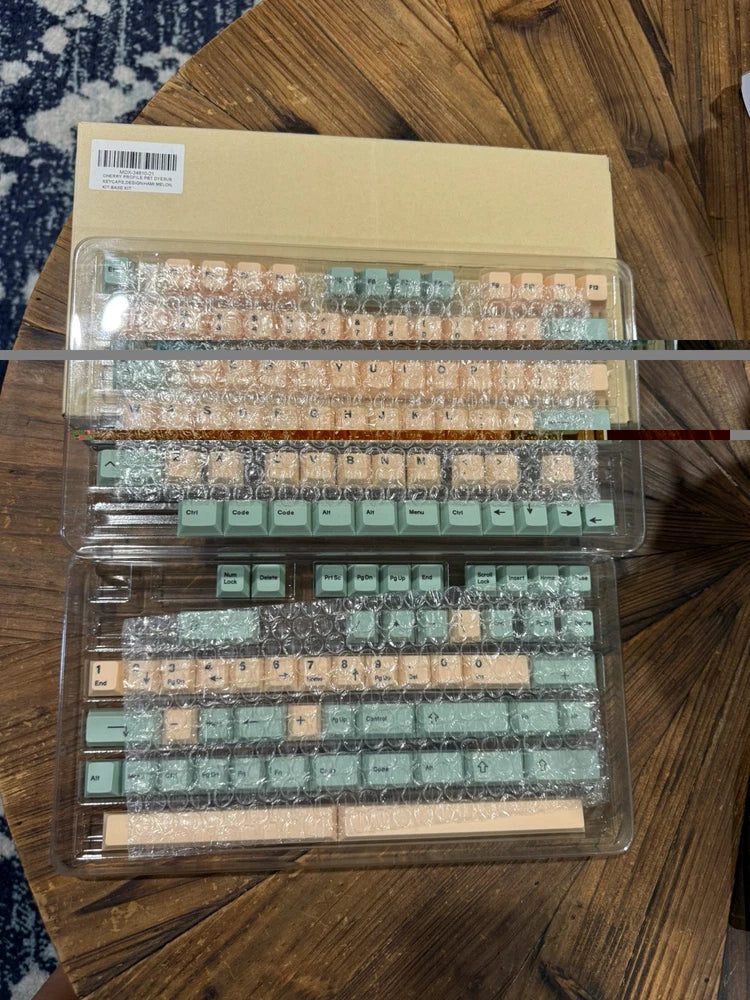 New Drop Hami Melon Full Keycap Set- Cherry Profile/PBT Dyesub Model