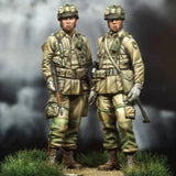 1/35 Resin Figure Model Kit US Army 101 Airborne 2 Figures Unassembled Unpainted Model