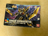 Bandai HGBF 1/144 Gundam Schwarzritter Model Kit Unbuilt COMPLETE Damaged Box Model