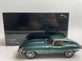 Kyosho 1/18 Jaguar E-Type Coupe Alloy Green openable Car Model Rare Model