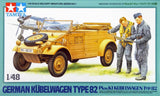 Tamiya 32501 1/48 Scale Military Car Model Kit WWII German Kubelwagen Type 82 Model