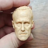 1/6 Unpainted Michael Rooker Head Carving Sculpt Model Toys Model