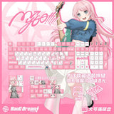 Anime BanG Dream! Anon Chihaya CHERRY Bluetooth Mechanical Keyboard Keycap Gift Model