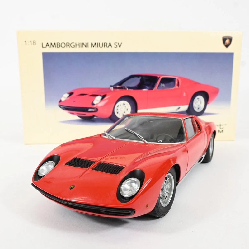 AUTOart 1/18 Lamborghini Miura SV Red Millennium Diecast Model Car 74543 Model