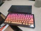 Tai-Hao Keycaps pink porange yellow purple 75 caps NOB Model