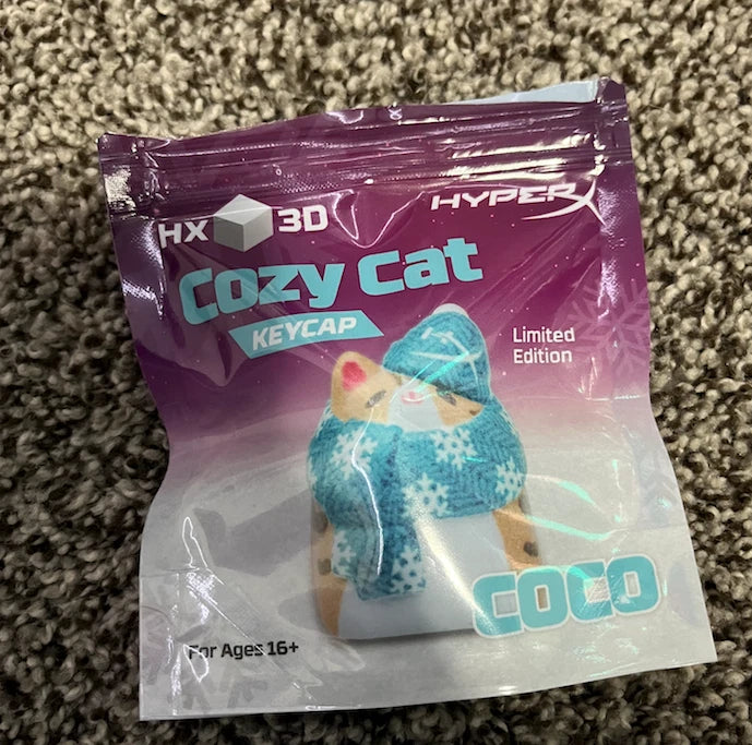 Hyperx Cozy Cat COCO Keycap Model
