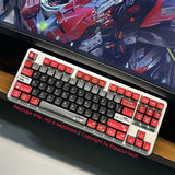 GUNDAM ZAKU PBT Keycaps Set Translucent Buttom For Cherry MX Mechanical Keyboard Model