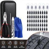 100PCS Motorcycle Tire Repair Kit Flat Tire Plug Patch Tool Set DIY Car Truck Model